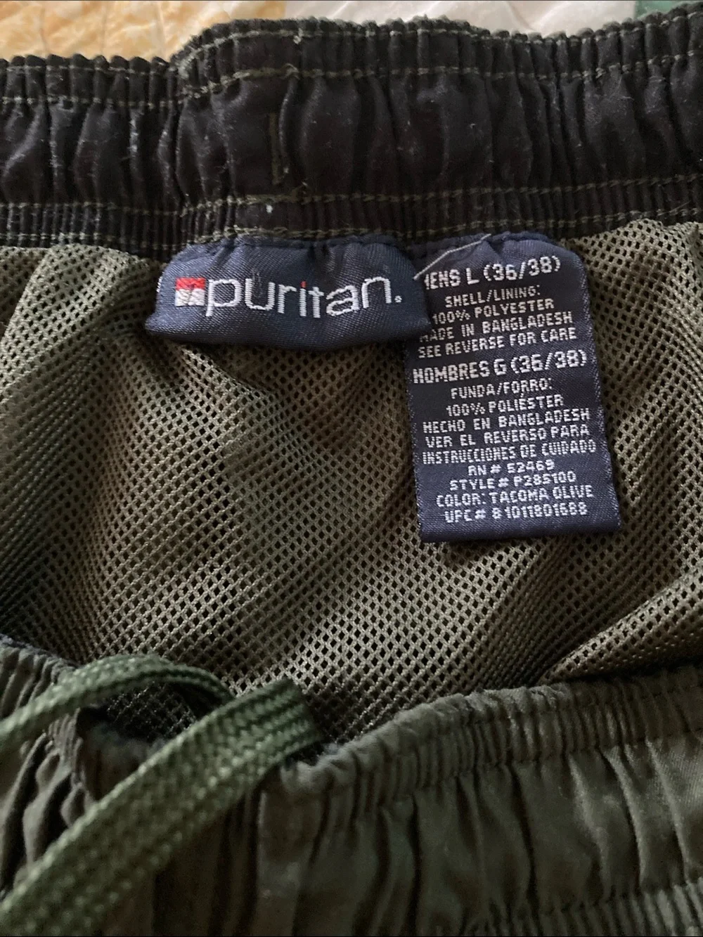 Puritan swim part elastic
